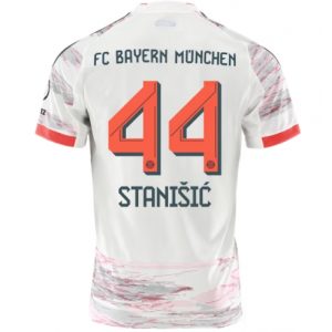 Koszulka piłkarska Bayern Munich Josip Stanisic #44 Koszulka Wyjazdowej 2025-26 Krótki Rękaw Koszulka piłkarska Bayern Munich Josip Stanisic #44 Koszulka Wyjazdowej 2025-26 Krótki Rękaw