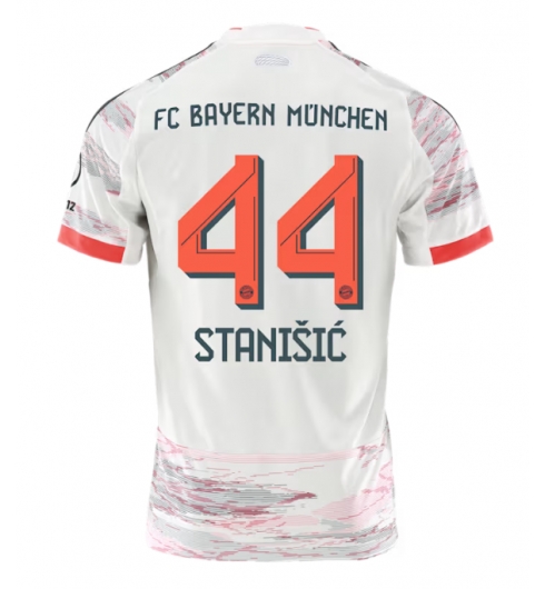 Koszulka piłkarska Bayern Munich Josip Stanisic #44 Koszulka Wyjazdowej 2025-26 Krótki Rękaw Koszulka piłkarska Bayern Munich Josip Stanisic #44 Koszulka Wyjazdowej 2025-26 Krótki Rękaw