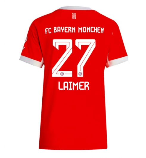 Koszulka piłkarska Bayern Munich Konrad Laimer #27 Koszulka Podstawowej damskie 2025-26 Krótki Rękaw Koszulka piłkarska Bayern Munich Konrad Laimer #27 Koszulka Podstawowej damskie 2025-26 Krótki Rękaw