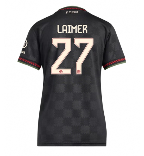 Koszulka piłkarska Bayern Munich Konrad Laimer #27 Koszulka Trzeciej damskie 2025-26 Krótki Rękaw Koszulka piłkarska Bayern Munich Konrad Laimer #27 Koszulka Trzeciej damskie 2025-26 Krótki Rękaw