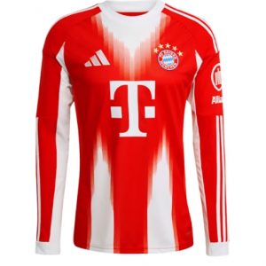 Koszulka piłkarska Bayern Munich Koszulka Podstawowej 2025-26 Długi Rękaw Koszulka piłkarska Bayern Munich Koszulka Podstawowej 2025-26 Długi Rękaw
