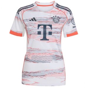 Koszulka piłkarska Bayern Munich Koszulka Wyjazdowej damskie 2025-26 Krótki Rękaw Koszulka piłkarska Bayern Munich Koszulka Wyjazdowej damskie 2025-26 Krótki Rękaw
