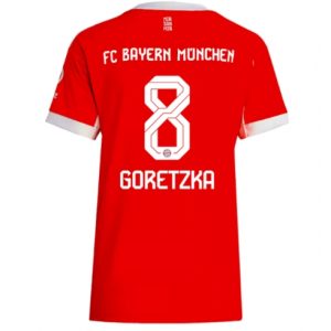 Koszulka piłkarska Bayern Munich Leon Goretzka #8 Koszulka Podstawowej damskie 2025-26 Krótki Rękaw Koszulka piłkarska Bayern Munich Leon Goretzka #8 Koszulka Podstawowej damskie 2025-26 Krótki Rękaw