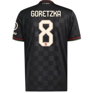 Koszulka piłkarska Bayern Munich Leon Goretzka #8 Koszulka Trzeciej 2025-26 Krótki Rękaw Koszulka piłkarska Bayern Munich Leon Goretzka #8 Koszulka Trzeciej 2025-26 Krótki Rękaw