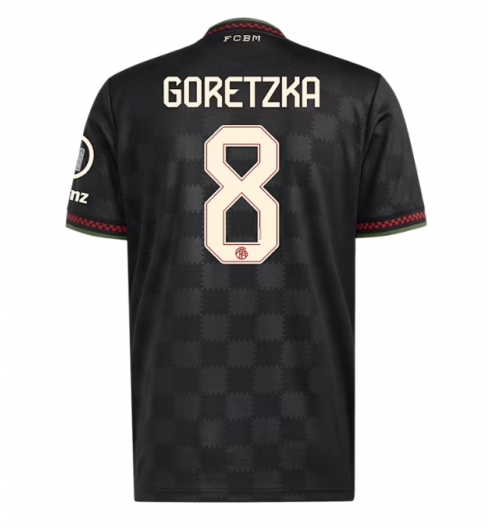 Koszulka piłkarska Bayern Munich Leon Goretzka #8 Koszulka Trzeciej 2025-26 Krótki Rękaw Koszulka piłkarska Bayern Munich Leon Goretzka #8 Koszulka Trzeciej 2025-26 Krótki Rękaw