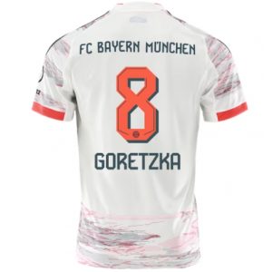 Koszulka piłkarska Bayern Munich Leon Goretzka #8 Koszulka Wyjazdowej 2025-26 Krótki Rękaw Koszulka piłkarska Bayern Munich Leon Goretzka #8 Koszulka Wyjazdowej 2025-26 Krótki Rękaw