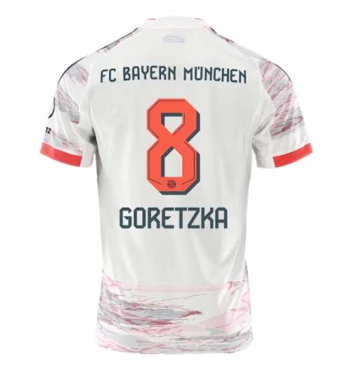 Koszulka piłkarska Bayern Munich Leon Goretzka #8 Koszulka Wyjazdowej 2025-26 Krótki Rękaw Koszulka piłkarska Bayern Munich Leon Goretzka #8 Koszulka Wyjazdowej 2025-26 Krótki Rękaw