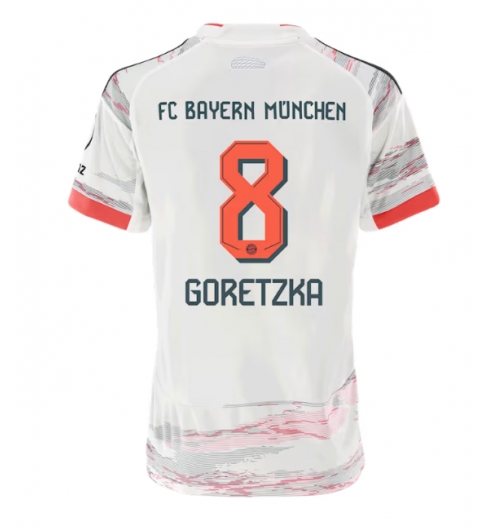 Koszulka piłkarska Bayern Munich Leon Goretzka #8 Koszulka Wyjazdowej damskie 2025-26 Krótki Rękaw Koszulka piłkarska Bayern Munich Leon Goretzka #8 Koszulka Wyjazdowej damskie 2025-26 Krótki Rękaw