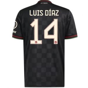 Koszulka piłkarska Bayern Munich Luis Diaz #14 Koszulka Trzeciej 2025-26 Krótki Rękaw