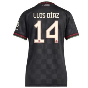 Koszulka piłkarska Bayern Munich Luis Diaz #14 Koszulka Trzeciej damskie 2025-26 Krótki Rękaw
