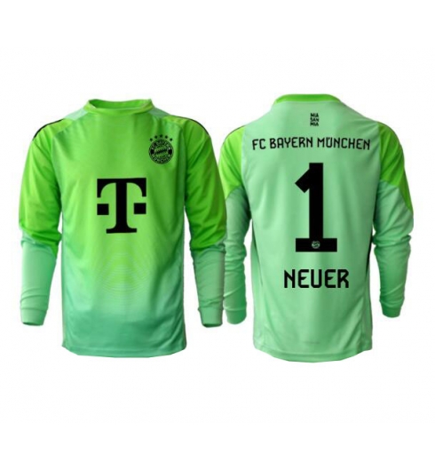 Koszulka piłkarska Bayern Munich Manuel Neuer #1 Bramkarskie Koszulka Podstawowej 2025-26 Długi Rękaw Koszulka piłkarska Bayern Munich Manuel Neuer #1 Bramkarskie Koszulka Podstawowej 2025-26 Długi Rękaw