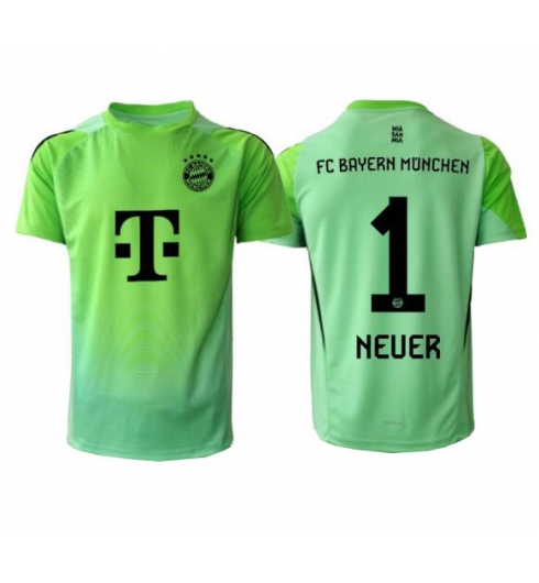 Koszulka piłkarska Bayern Munich Manuel Neuer #1 Bramkarskie Koszulka Podstawowej 2025-26 Krótki Rękaw Koszulka piłkarska Bayern Munich Manuel Neuer #1 Bramkarskie Koszulka Podstawowej 2025-26 Krótki Rękaw