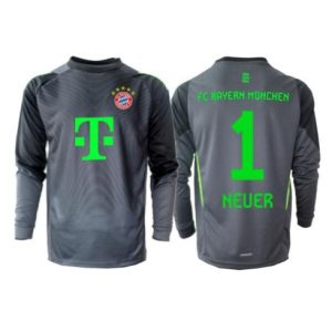 Koszulka piłkarska Bayern Munich Manuel Neuer #1 Bramkarskie Koszulka Wyjazdowej 2025-26 Długi Rękaw