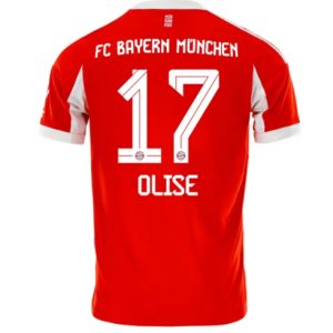 Koszulka piłkarska Bayern Munich Michael Olise #17 Koszulka Podstawowej 2025-26 Krótki Rękaw