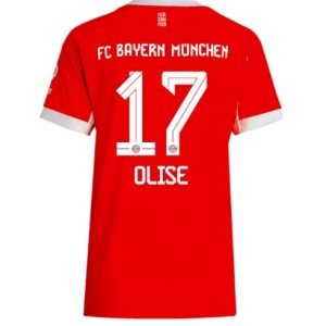 Koszulka piłkarska Bayern Munich Michael Olise #17 Koszulka Podstawowej damskie 2025-26 Krótki Rękaw