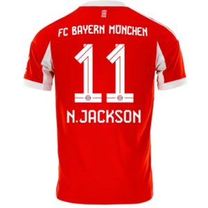 Koszulka piłkarska Bayern Munich Nicolas Jackson #11 Koszulka Podstawowej 2025-26 Krótki Rękaw