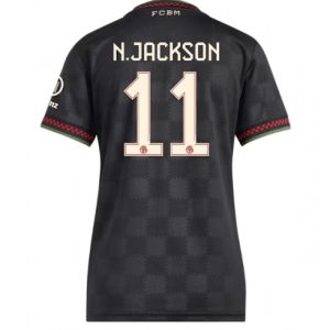 Koszulka piłkarska Bayern Munich Nicolas Jackson #11 Koszulka Trzeciej damskie 2025-26 Krótki Rękaw