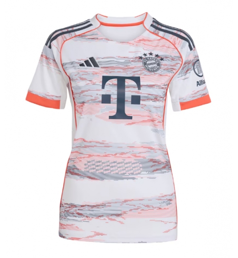 Koszulka piłkarska Bayern Munich Nicolas Jackson #11 Koszulka Wyjazdowej damskie 2025-26 Krótki Rękaw 2 Koszulka piłkarska Bayern Munich Nicolas Jackson #11 Koszulka Wyjazdowej damskie 2025-26 Krótki Rękaw