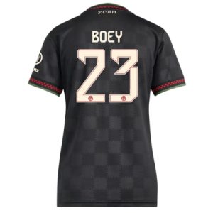 Koszulka piłkarska Bayern Munich Sacha Boey #23 Koszulka Trzeciej damskie 2025-26 Krótki Rękaw Koszulka piłkarska Bayern Munich Sacha Boey #23 Koszulka Trzeciej damskie 2025-26 Krótki Rękaw