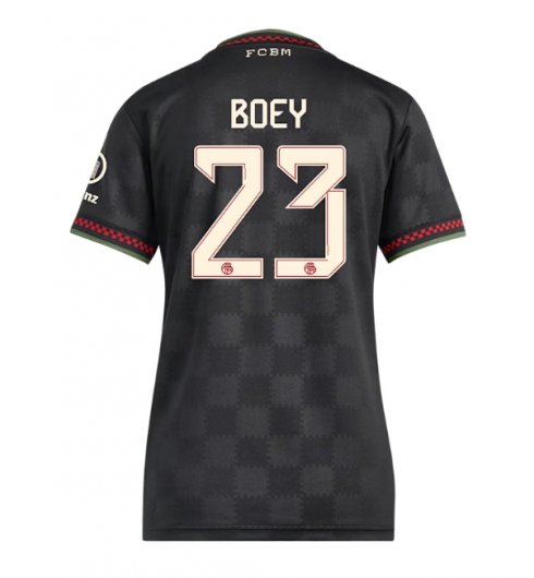 Koszulka piłkarska Bayern Munich Sacha Boey #23 Koszulka Trzeciej damskie 2025-26 Krótki Rękaw Koszulka piłkarska Bayern Munich Sacha Boey #23 Koszulka Trzeciej damskie 2025-26 Krótki Rękaw