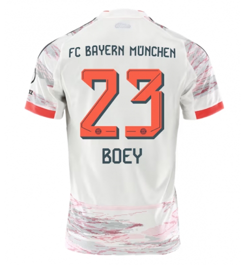 Koszulka piłkarska Bayern Munich Sacha Boey #23 Koszulka Wyjazdowej 2025-26 Krótki Rękaw Koszulka piłkarska Bayern Munich Sacha Boey #23 Koszulka Wyjazdowej 2025-26 Krótki Rękaw