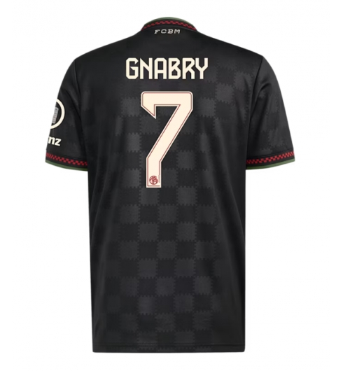 Koszulka piłkarska Bayern Munich Serge Gnabry #7 Koszulka Trzeciej 2025-26 Krótki Rękaw Koszulka piłkarska Bayern Munich Serge Gnabry #7 Koszulka Trzeciej 2025-26 Krótki Rękaw