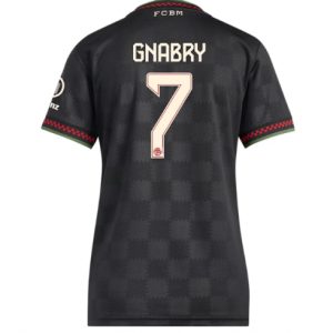 Koszulka piłkarska Bayern Munich Serge Gnabry #7 Koszulka Trzeciej damskie 2025-26 Krótki Rękaw