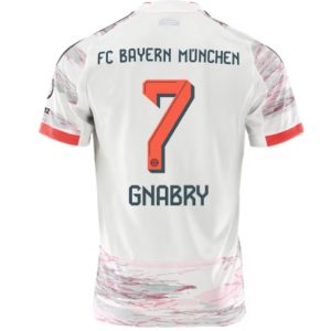 Koszulka piłkarska Bayern Munich Serge Gnabry #7 Koszulka Wyjazdowej 2025-26 Krótki Rękaw