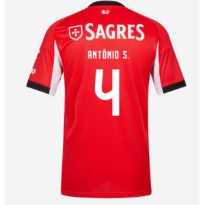 Koszulka piłkarska Benfica Antonio Silva #4 Koszulka Podstawowej 2025-26 Krótki Rękaw Koszulka piłkarska Benfica Antonio Silva #4 Koszulka Podstawowej 2025-26 Krótki Rękaw