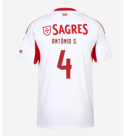 Koszulka piłkarska Benfica Antonio Silva #4 Koszulka Trzeciej 2025-26 Krótki Rękaw Koszulka piłkarska Benfica Antonio Silva #4 Koszulka Trzeciej 2025-26 Krótki Rękaw