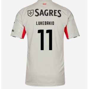 Koszulka piłkarska Benfica Dodi Lukebakio #11 Koszulka Wyjazdowej 2025-26 Krótki Rękaw Koszulka piłkarska Benfica Dodi Lukebakio #11 Koszulka Wyjazdowej 2025-26 Krótki Rękaw