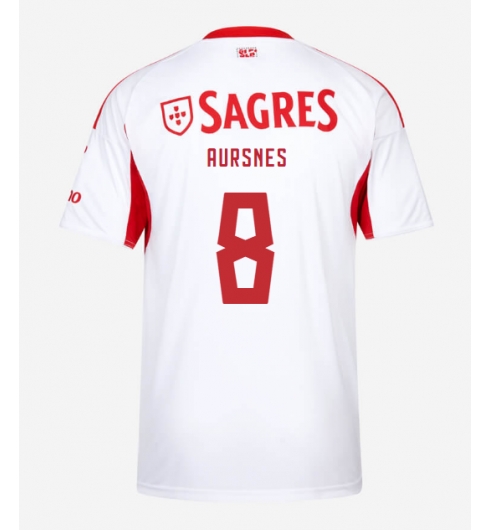 Koszulka piłkarska Benfica Fredrik Aursnes #8 Koszulka Trzeciej 2025-26 Krótki Rękaw Koszulka piłkarska Benfica Fredrik Aursnes #8 Koszulka Trzeciej 2025-26 Krótki Rękaw
