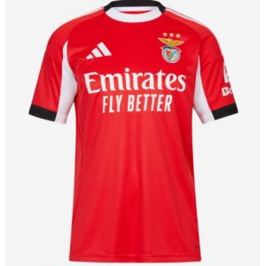 Koszulka piłkarska Benfica Koszulka Podstawowej 2025-26 Krótki Rękaw Koszulka piłkarska Benfica Koszulka Podstawowej 2025-26 Krótki Rękaw
