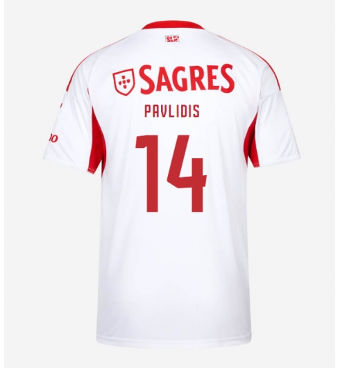 Koszulka piłkarska Benfica Vangelis Pavlidis #14 Koszulka Trzeciej 2025-26 Krótki Rękaw Koszulka piłkarska Benfica Vangelis Pavlidis #14 Koszulka Trzeciej 2025-26 Krótki Rękaw