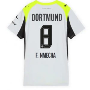 Koszulka piłkarska Borussia Dortmund Felix Nmecha #8 Koszulka Wyjazdowej damskie 2025-26 Krótki Rękaw