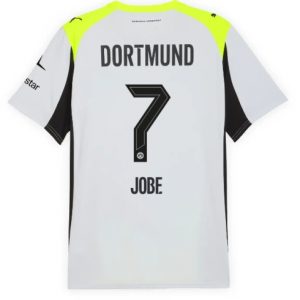 Koszulka piłkarska Borussia Dortmund Jobe Bellingham #7 Koszulka Wyjazdowej 2025-26 Krótki Rękaw