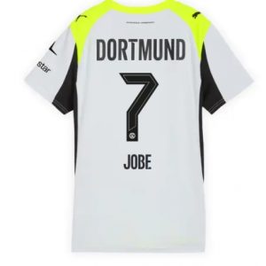 Koszulka piłkarska Borussia Dortmund Jobe Bellingham #7 Koszulka Wyjazdowej damskie 2025-26 Krótki Rękaw