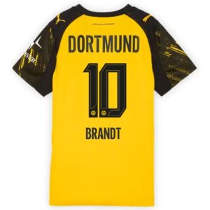 Koszulka piłkarska Borussia Dortmund Julian Brandt #10 Koszulka Podstawowej damskie 2025-26 Krótki Rękaw