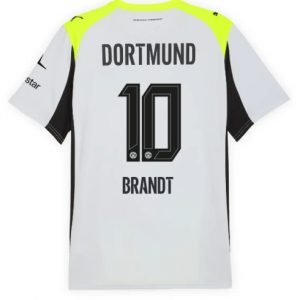 Koszulka piłkarska Borussia Dortmund Julian Brandt #10 Koszulka Wyjazdowej 2025-26 Krótki Rękaw