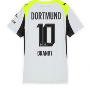 Koszulka piłkarska Borussia Dortmund Julian Brandt #10 Koszulka Wyjazdowej damskie 2025-26 Krótki Rękaw