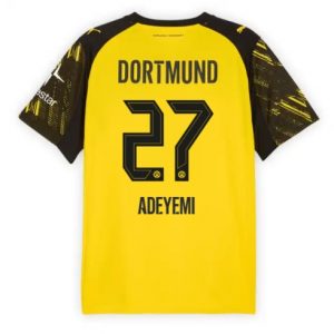Koszulka piłkarska Borussia Dortmund Karim Adeyemi #27 Koszulka Podstawowej 2025-26 Krótki Rękaw
