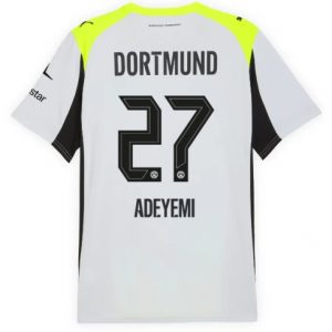 Koszulka piłkarska Borussia Dortmund Karim Adeyemi #27 Koszulka Wyjazdowej 2025-26 Krótki Rękaw
