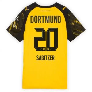 Koszulka piłkarska Borussia Dortmund Marcel Sabitzer #20 Koszulka Podstawowej damskie 2025-26 Krótki Rękaw