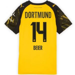 Koszulka piłkarska Borussia Dortmund Maximilian Beier #14 Koszulka Podstawowej damskie 2025-26 Krótki Rękaw