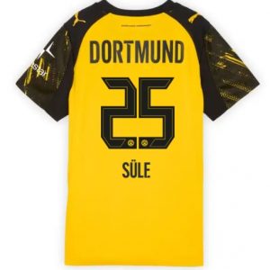 Koszulka piłkarska Borussia Dortmund Niklas Sule #25 Koszulka Podstawowej damskie 2025-26 Krótki Rękaw