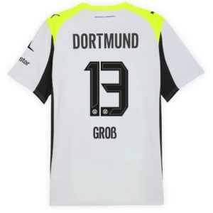Koszulka piłkarska Borussia Dortmund Pascal Gross #13 Koszulka Wyjazdowej 2025-26 Krótki Rękaw