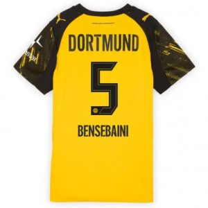 Koszulka piłkarska Borussia Dortmund Ramy Bensebaini #5 Koszulka Podstawowej damskie 2025-26 Krótki Rękaw