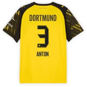 Koszulka piłkarska Borussia Dortmund Waldemar Anton #3 Koszulka Podstawowej 2025-26 Krótki Rękaw