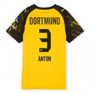 Koszulka piłkarska Borussia Dortmund Waldemar Anton #3 Koszulka Podstawowej damskie 2025-26 Krótki Rękaw