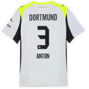 Koszulka piłkarska Borussia Dortmund Waldemar Anton #3 Koszulka Wyjazdowej 2025-26 Krótki Rękaw